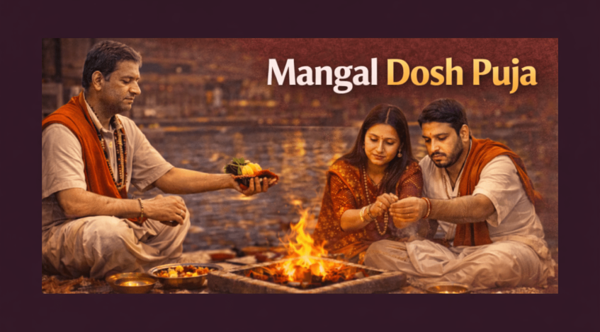 Remove Mangal Dosh with proper vidhi by expert Pandits. Ensure harmony. Book Now Online!